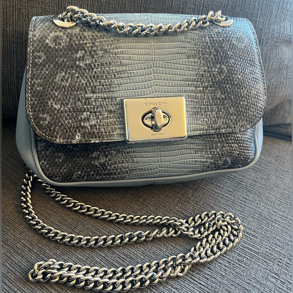 Coach Mini Cassidy Crossbody (Lizard-embossed)
